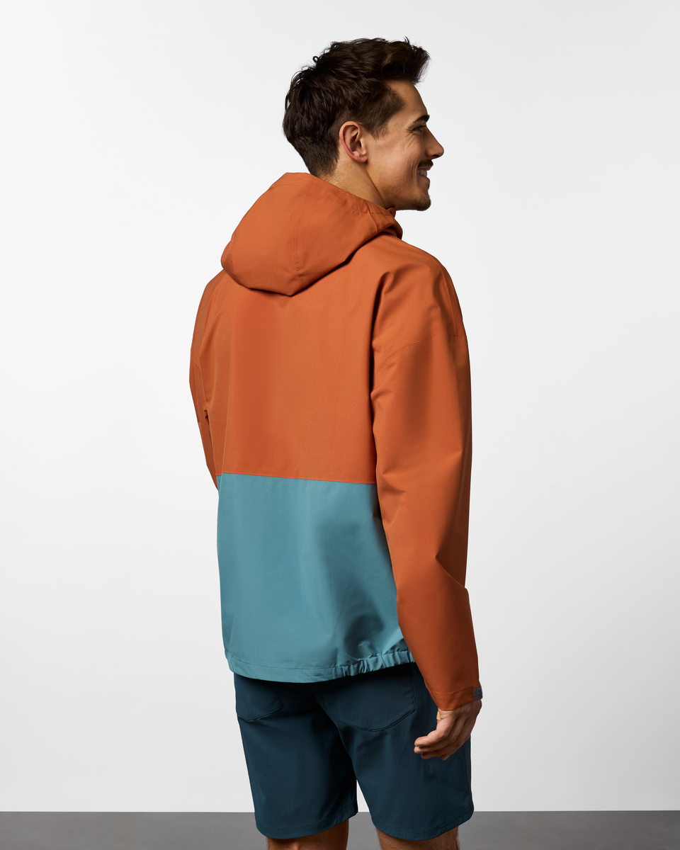 Cielo Rain Jacket - Men's - Whiskey/Tide Pool - US 4202
