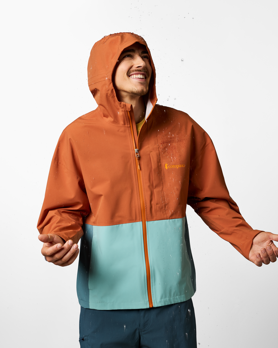 Cielo Rain Jacket - Men's - Whiskey/Tide Pool - US 4202