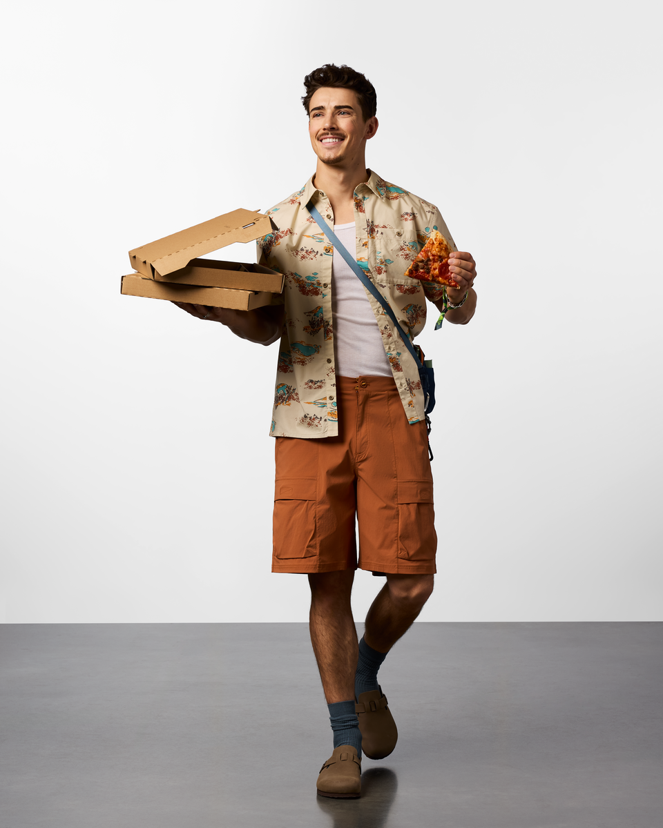 Coraje Tech Cargo Short - Men's - Whiskey - US 3544