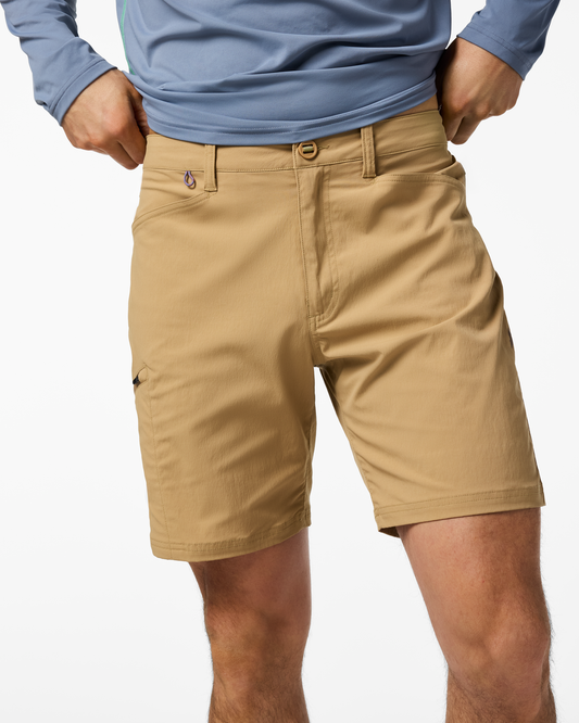 Coraje Tech Short - Men's - Khaki - US 6568