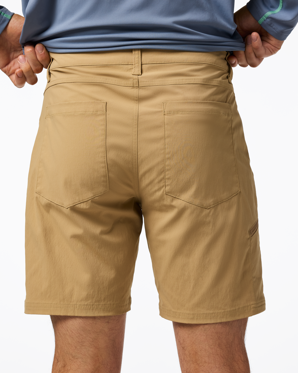 Coraje Tech Short - Men's - Khaki - US 6568
