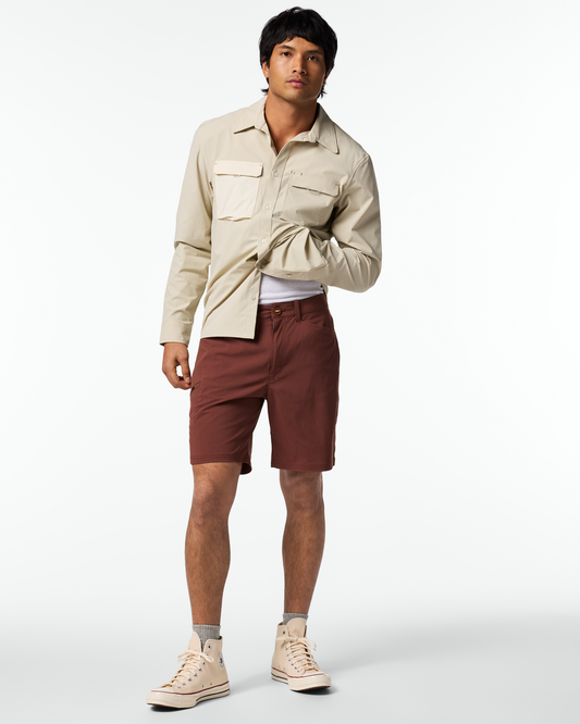 Coraje Tech Short - Men's - Sepia - US 3932