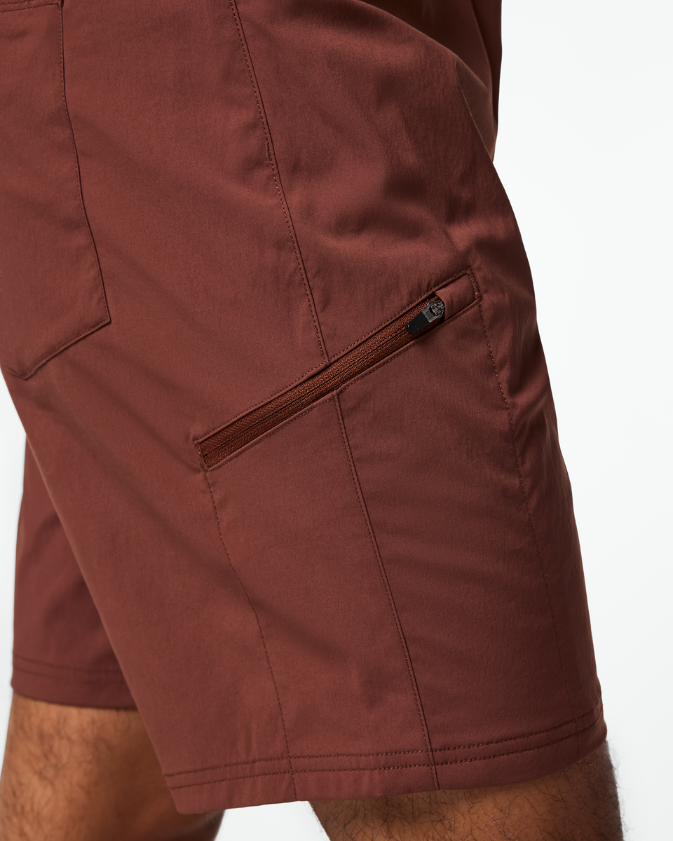 Coraje Tech Short - Men's - Sepia - US 3932