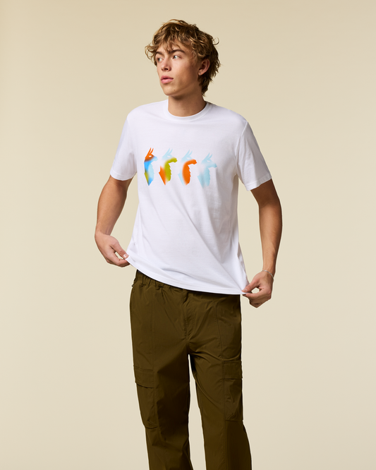 Cuatro Bitmap T-Shirt - Men's - White - US 1740