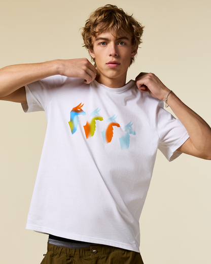 Cuatro Bitmap T-Shirt - Men's - White - US 1740