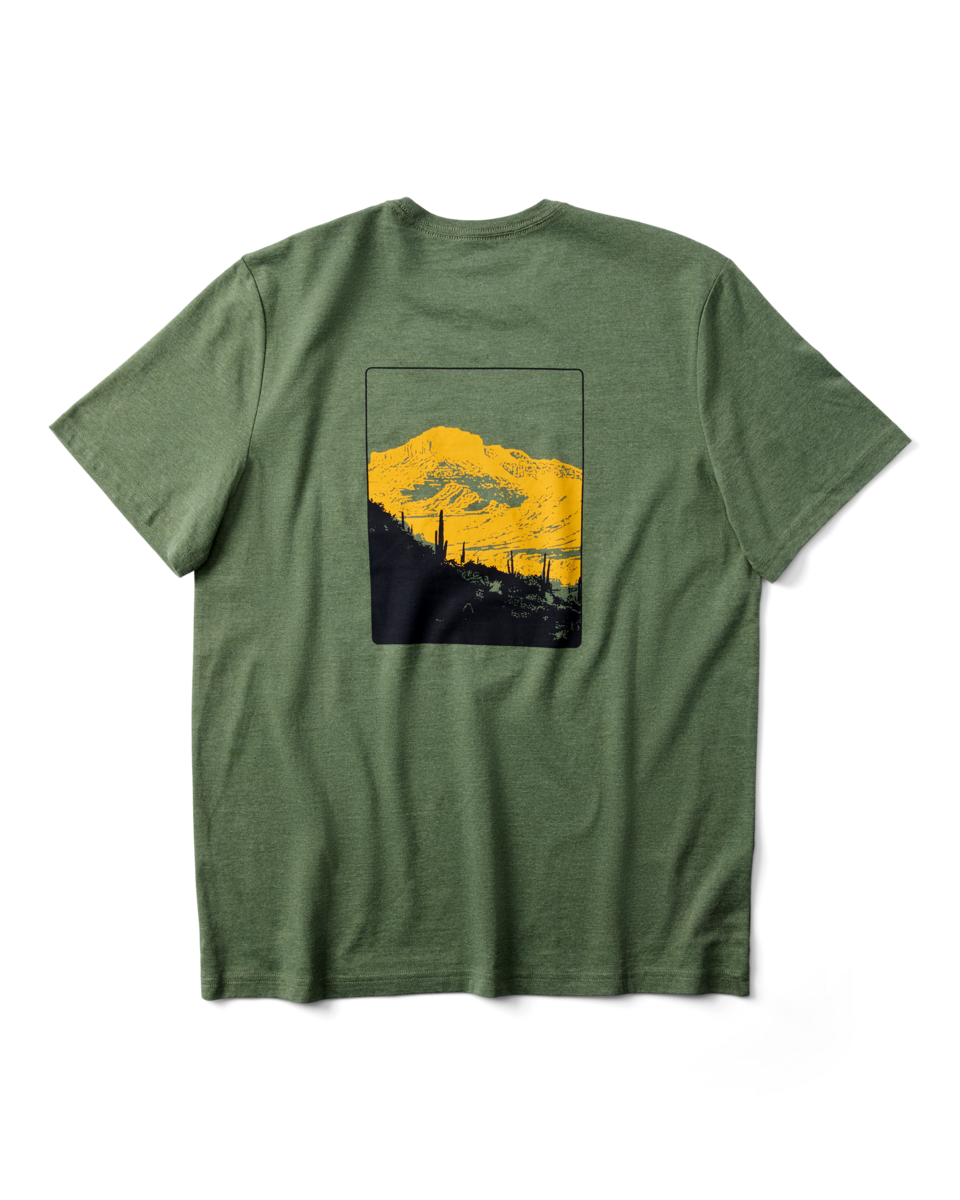 Down The River T-Shirt - Men's - Fatigue - US 5928