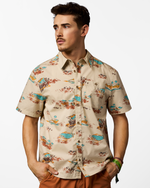 Estival Button Up Shirt - Print - Men's - Mt Cotopaxi Cream - US 7874