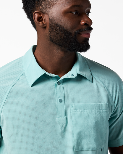 Pulso Tech Polo - Men's - Tide Pool - US 4825