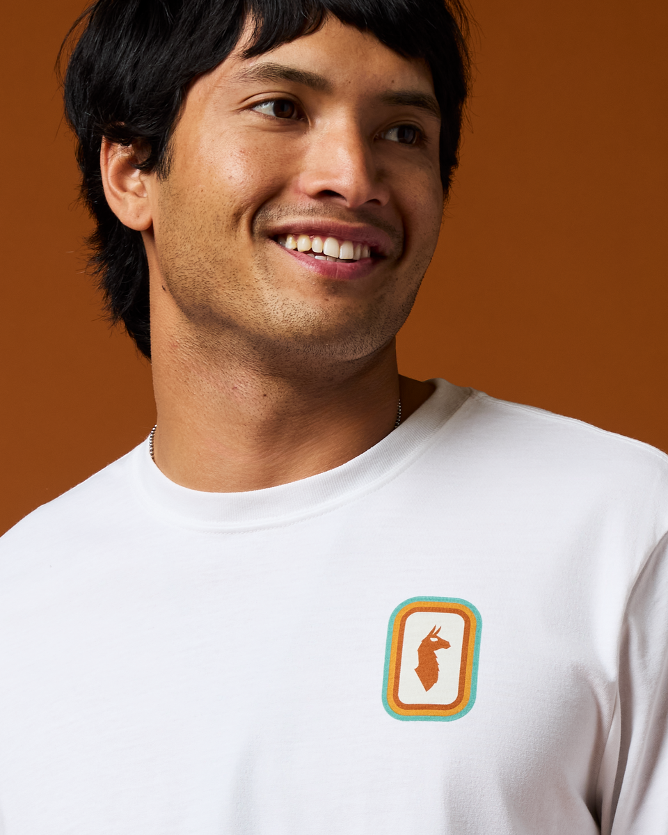 Radiant Llama Long-Sleeve T-Shirt - Men's - White - US 5531