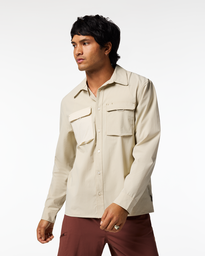Solta Long-Sleeve Sun Shirt - Men's - Mineral - US 3344
