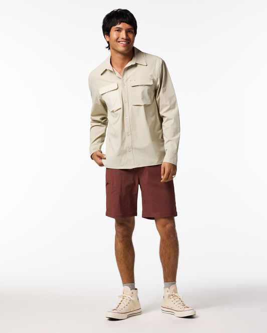 Solta Long-Sleeve Sun Shirt - Men's - Mineral - US 3344