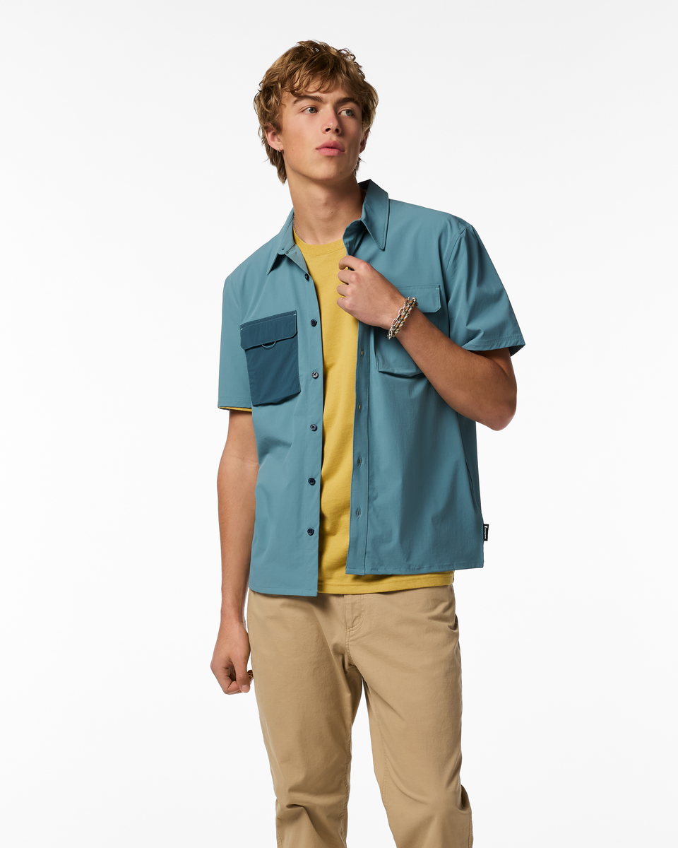 Solta Short-Sleeve Sun Shirt - Men's - Everglade - US 1179