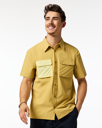 Solta Short-Sleeve Sun Shirt - Men's - Husk - US 4787