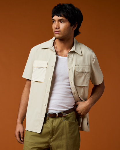 Solta Short-Sleeve Sun Shirt - Men's - Mineral - US 5781