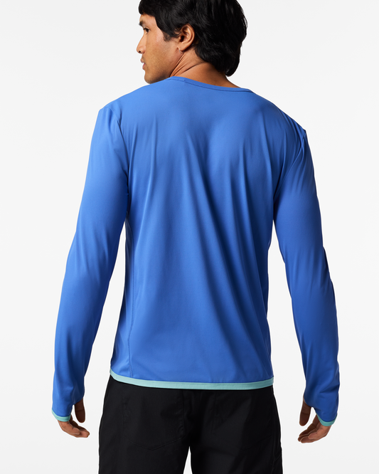 Sombra Long-Sleeve Sun Shirt - Men's - Azure - US 2637