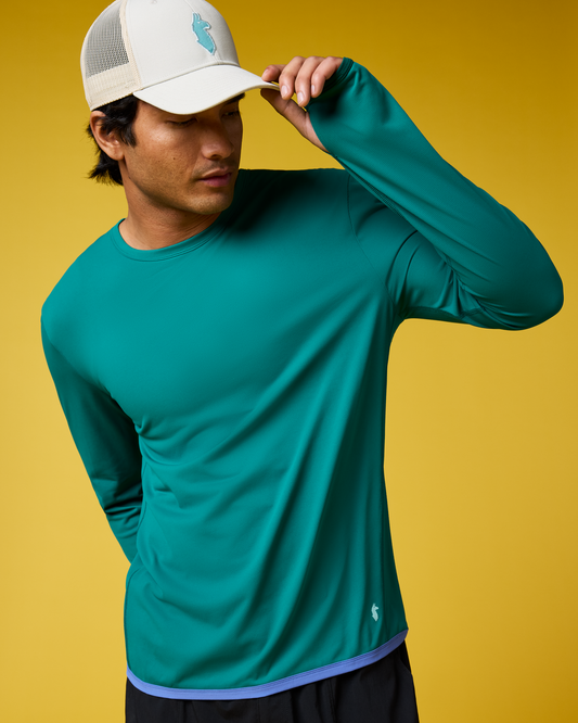 Sombra Long-Sleeve Sun Shirt - Men's - Malachite - US 2157