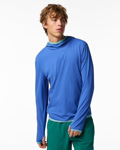 Sombra Sun Hoodie - Men's - Azure - US 8877