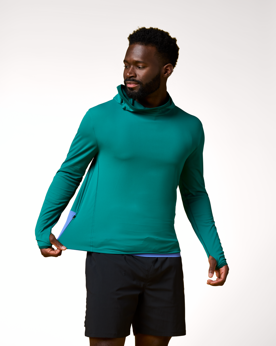 Sombra Sun Hoodie - Men's - Malachite - US 4810