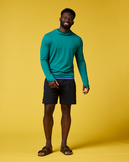 Sombra Sun Hoodie - Men's - Malachite - US 4810