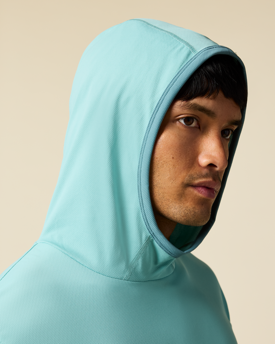 Sombra Sun Hoodie - Men's - Tide Pool - US 8574