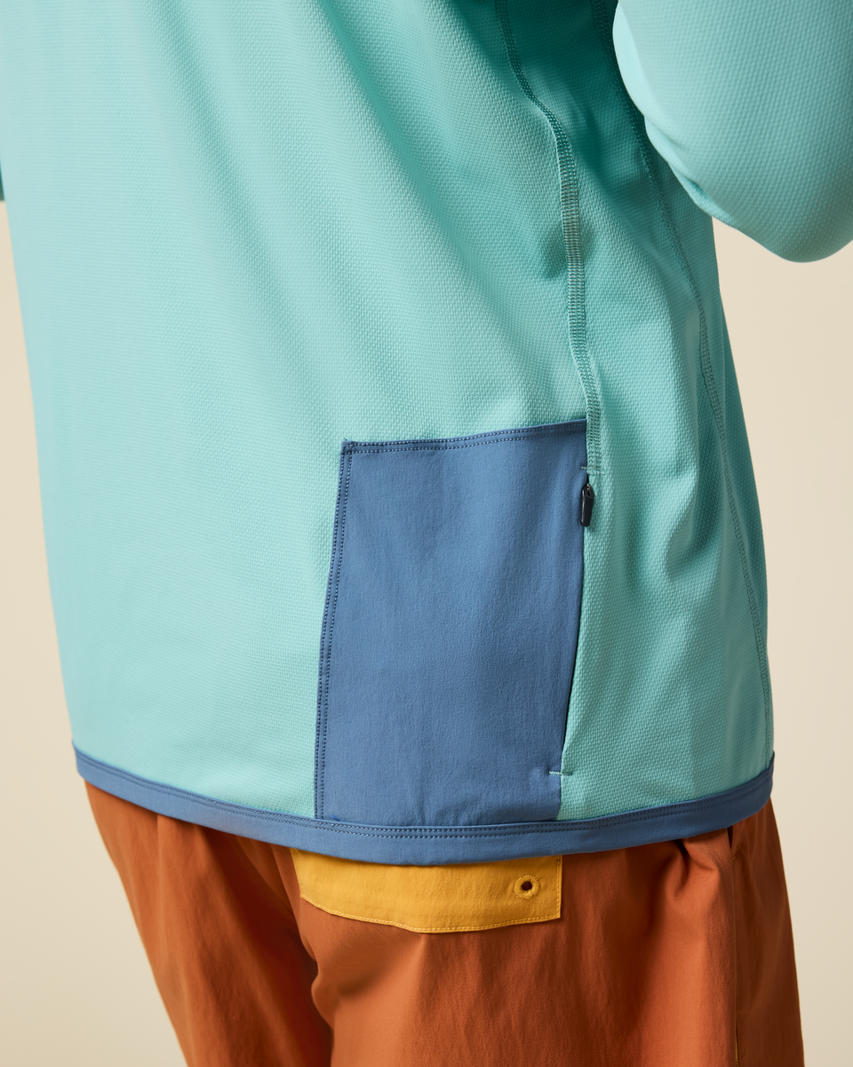 Sombra Sun Hoodie - Men's - Tide Pool - US 8574