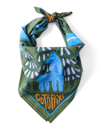 Organic Cotton Bandana - Llama Camp Bandana - US 9204