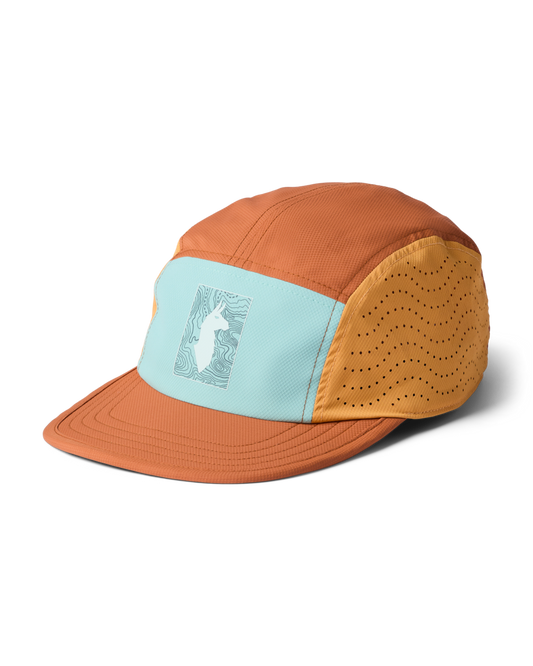 Tech Plus 5-Panel Hat - Tide Pool/Whiskey - US 2620