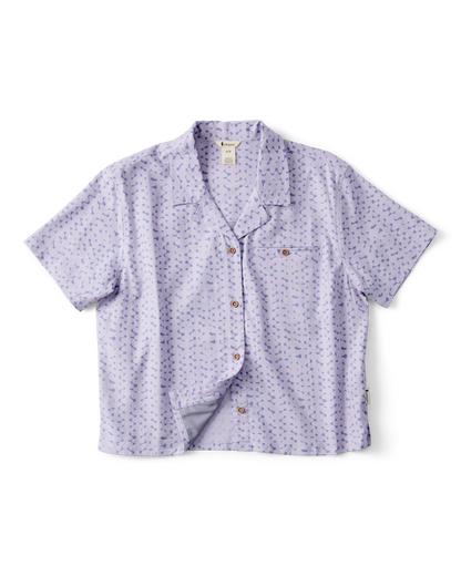 Afuera Button Up Shirt - Print - Women's - Shimmer Aster - US 1139