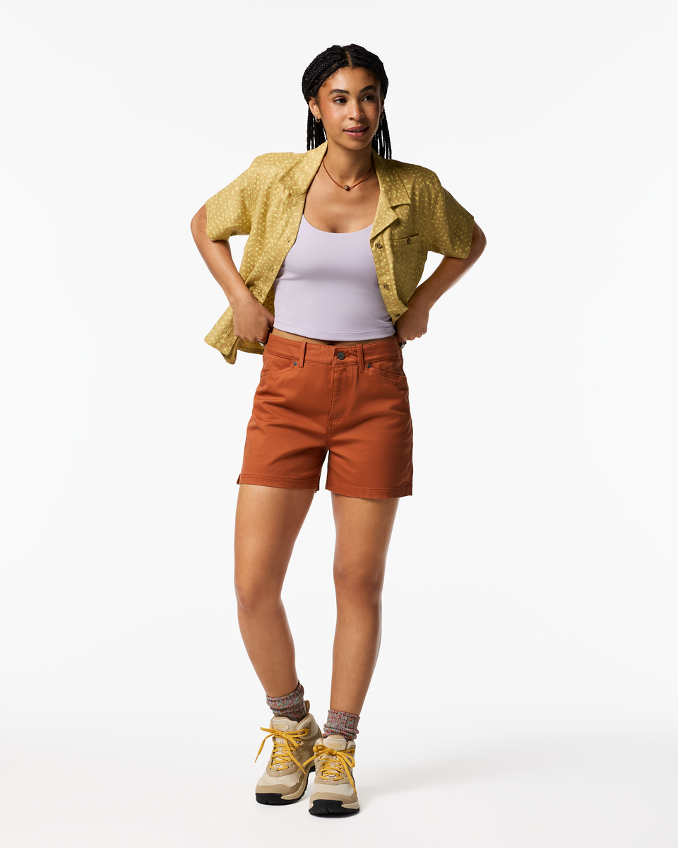 Ambato Short - Women's - Whiskey - US 5064
