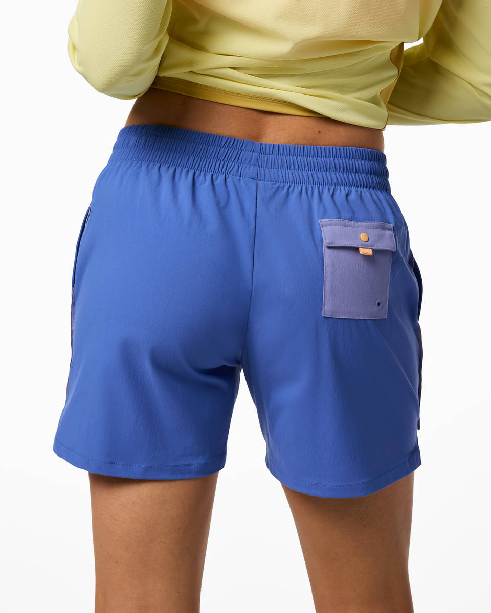 Brinco 5" Short - Solid - Women's - Azure - US 8437