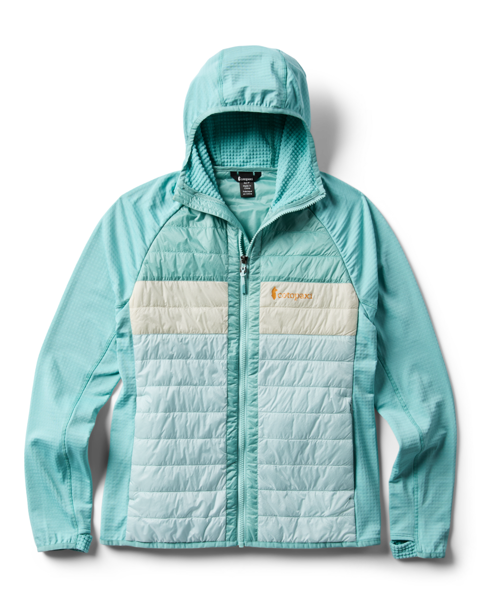 Capa Hybrid Insulated Hooded Jacket - Women's - Tide Pool/Surf - US 4442