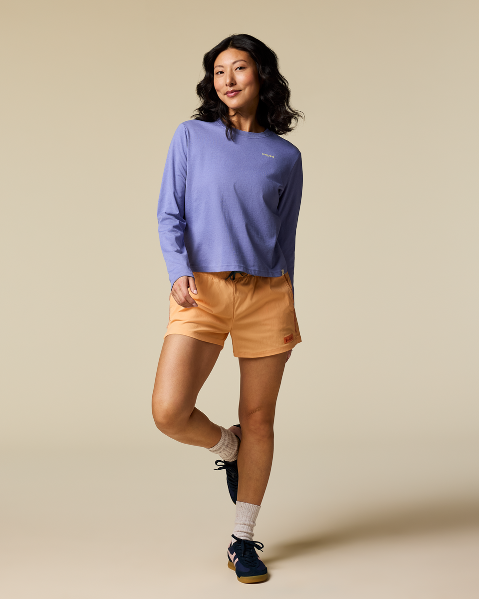 Flower Patch Long-Sleeve T-Shirt - Women's - Aster - US 2618