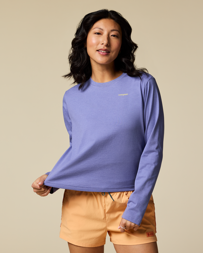 Flower Patch Long-Sleeve T-Shirt - Women's - Aster - US 2618