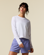Flower Patch Long-Sleeve T-Shirt - Women's - White - US 6543