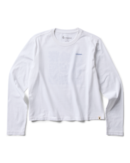 Flower Patch Long-Sleeve T-Shirt - Women's - White - US 6543