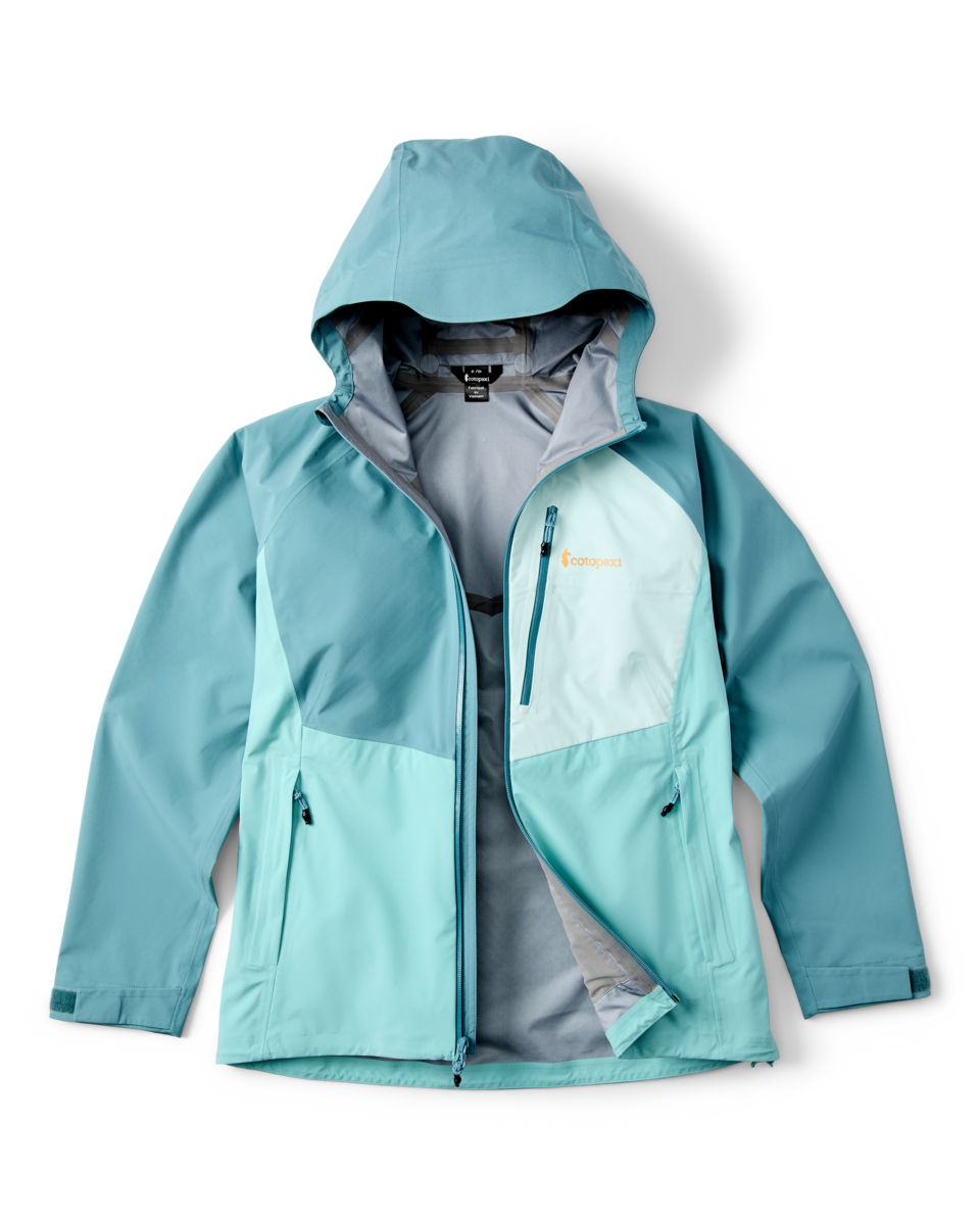 Impermeo 3L Hooded Shell Jacket - Women's - Everglade/Tide Pool - US 7302