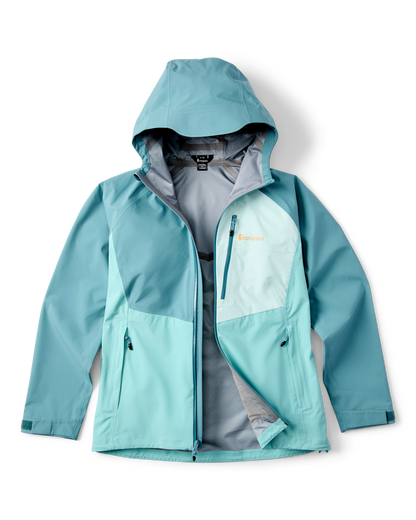 Impermeo 3L Hooded Shell Jacket - Women's - Everglade/Tide Pool - US 7302