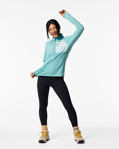 Otero Fleece Half-Zip Pullover - Women's - Tide Pool - US 7723