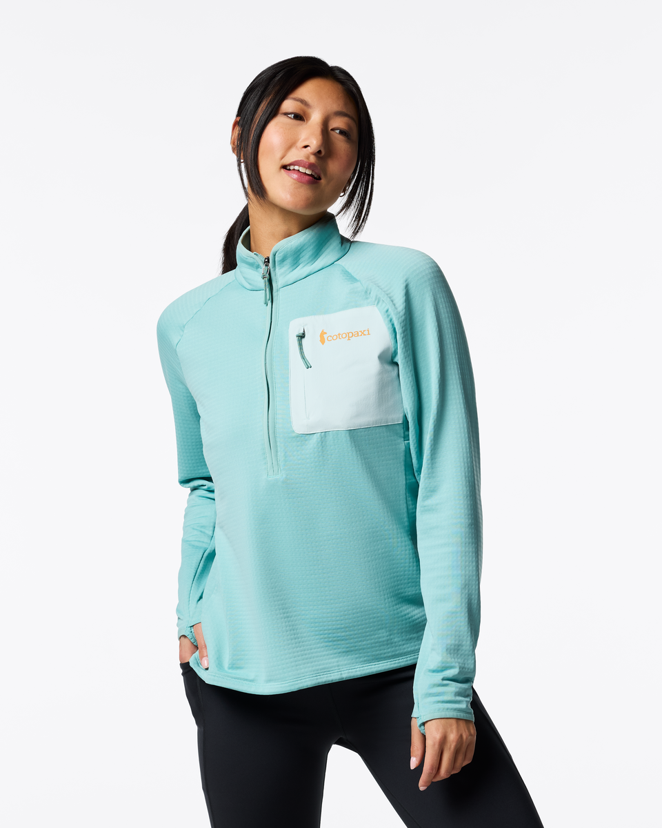 Otero Fleece Half-Zip Pullover - Women's - Tide Pool - US 7723