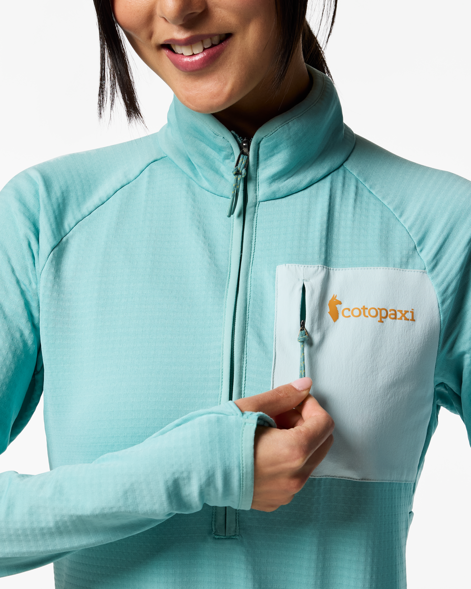 Otero Fleece Half-Zip Pullover - Women's - Tide Pool - US 7723