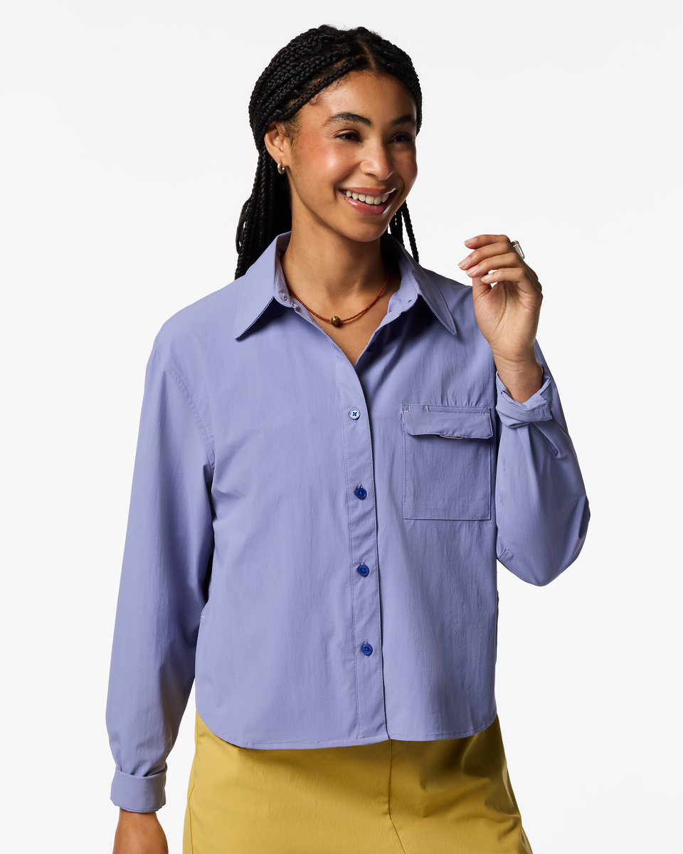Solta Long-Sleeve Sun Shirt - Women's - Aster - US 7707