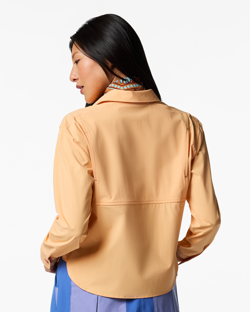 Solta Long-Sleeve Sun Shirt - Women's - Cantaloupe - US 7744