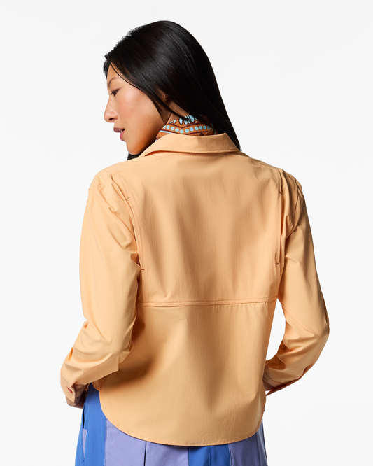 Solta Long-Sleeve Sun Shirt - Women's - Cantaloupe - US 7744