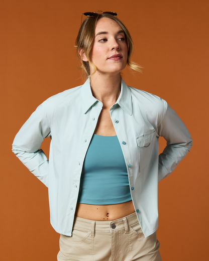 Solta Long-Sleeve Sun Shirt - Women's - Surf - US 9122