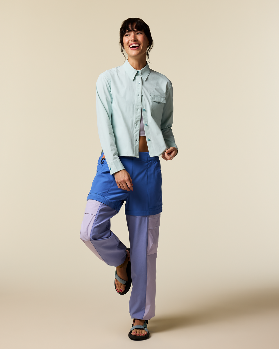 Solta Long-Sleeve Sun Shirt - Women's - Surf - US 9122