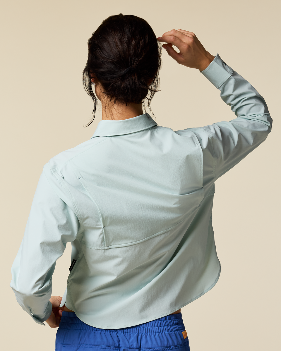 Solta Long-Sleeve Sun Shirt - Women's - Surf - US 9122