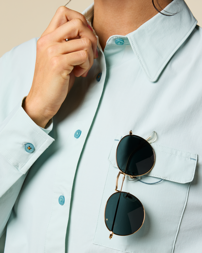 Solta Long-Sleeve Sun Shirt - Women's - Surf - US 9122