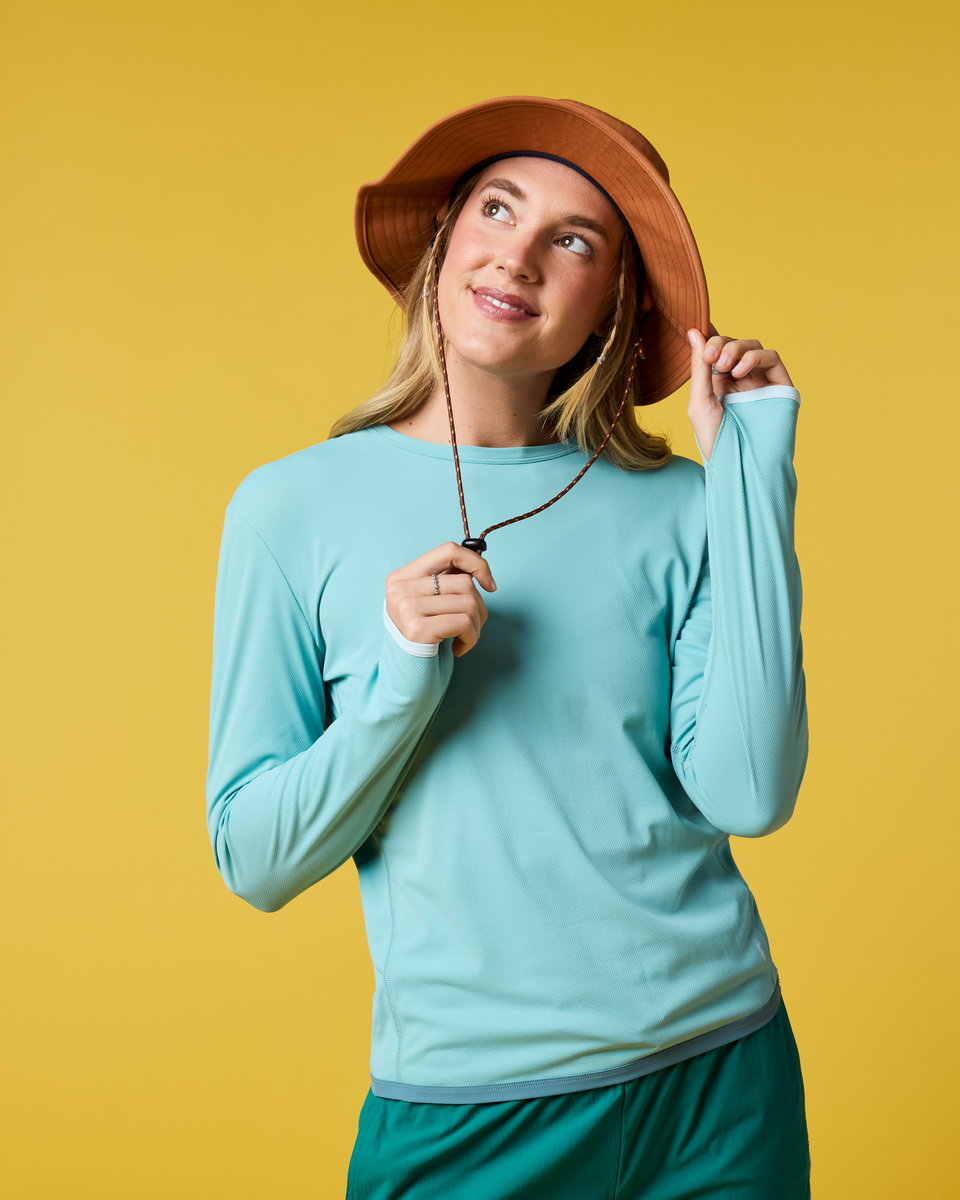 Sombra Long-Sleeve Sun Shirt - Women's - Tide Pool - US 6167