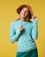 Sombra Long-Sleeve Sun Shirt - Women's - Tide Pool - US 6167