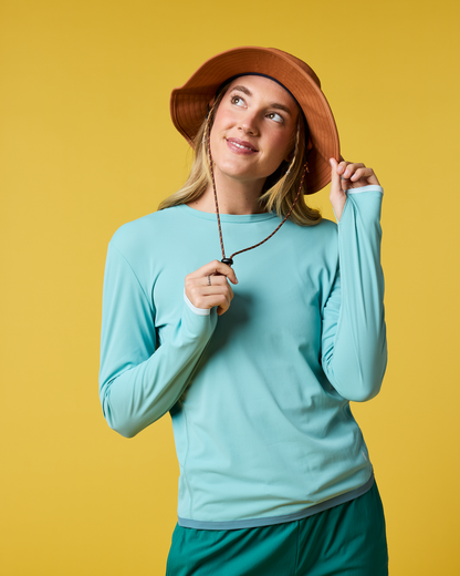 Sombra Long-Sleeve Sun Shirt - Women's - Tide Pool - US 6167
